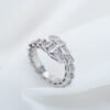 [Eternal Jewelry]SERPENTI RING SILVER DIAMOND PAVED 4MM