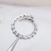 [Eternal Jewelry]SERPENTI RING SILVER DIAMOND PAVED 4MM