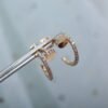 [Eternal Jewelry]JUSTE EARRINGS 12.75MM PINK GOLD DIAMOND