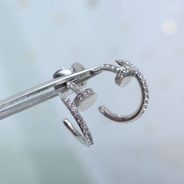 [Eternal Jewelry]JUSTE EARRINGS 12.75MM SILVER DIAMOND