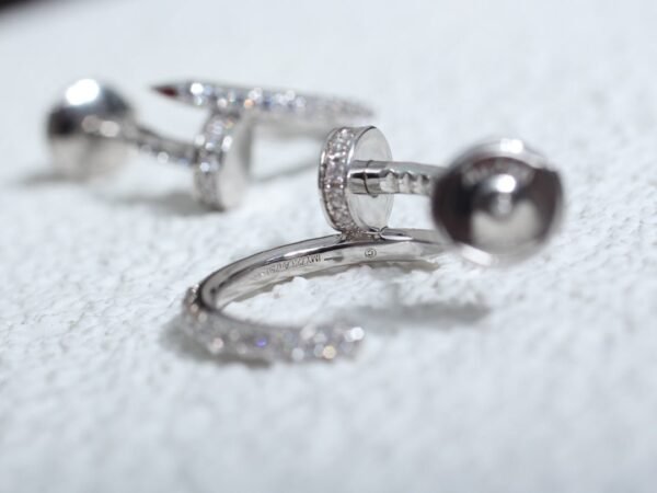 [Eternal Jewelry]JUSTE EARRINGS 12.75MM SILVER DIAMOND