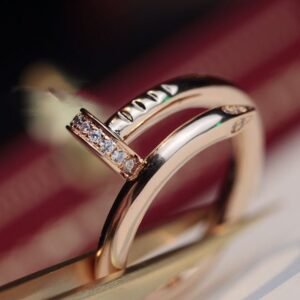 [Eternal Jewelry]JUSTE RING 2.65MM PINK GOLD DIAMOND