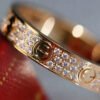 [Eternal Jewelry]LOVE RING 3.6MM DIAMOND PAVED