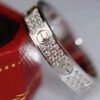 [Eternal Jewelry]LOVE RING 3.6MM DIAMOND PAVED