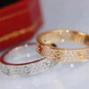 [Eternal Jewelry]LOVE RING 3.6MM DIAMOND PAVED