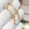 [Eternal Jewelry]DREAM EARRINGS 3 MOTIFS DIAMOND MOP PINK GOLD