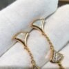 [Eternal Jewelry]DREAM EARRINGS 3 MOTIFS DIAMOND MOP PINK GOLD
