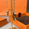 [Eternal Jewelry]CHAINE VERSO BLACK CERAMIC EARRINGS