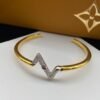 [Eternal Jewelry]VOLTE UPSITE DOWN DIAMOND GOLD OPEN BRACELET