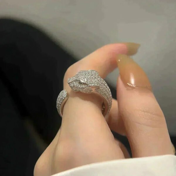 [Eternal Jewelry]PANTHERE 5.5MM ALL DIAMOND RING
