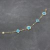 [Eternal Jewelry]STAR AND SUN TURQUOISE 4 MOTIFS 3 DIAMONDS