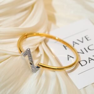 [Eternal Jewelry]VOLTE UPSITE DOWN GOLD DIAMOND BRACELET