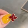 [Eternal Jewelry]STAR AND SUN PINK GOLD CARNELIAN STUD EARRINGS