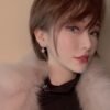 [Eternal Jewelry]DOUBLE STAR PINK GOLD MOP DROP EARRINGS
