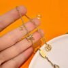 [Eternal Jewelry]LOGO STAR MOTIF GOLD BRACELET