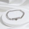 [Eternal Jewelry]KELLY CHAIN SILVER DIAMOND BRACELET