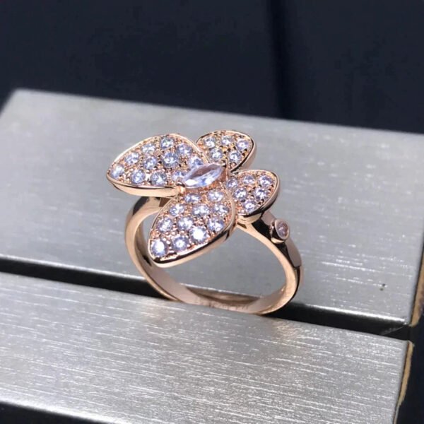 [Eternal Jewelry]BUTTERFLY PINK GOLD DIAMOND RING