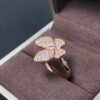 [Eternal Jewelry]BUTTERFLY PINK GOLD DIAMOND RING