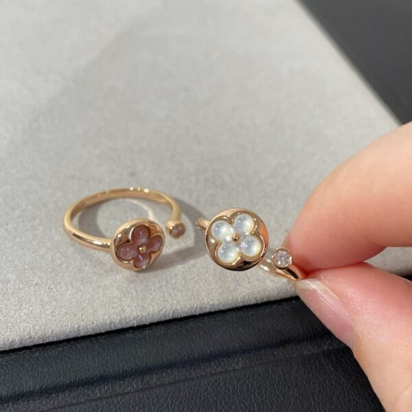 [Eternal Jewelry]SUN 1 DIAMOND PINK MOP RING