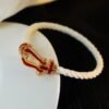 [Eternal Jewelry]FORCE 10 WHITE TEXTILE DIAMOND PAVED