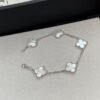 [Eternal Jewelry]CLOVER SILVER MOP 5 MOTIF BRACELET