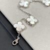 [Eternal Jewelry]CLOVER SILVER MOP 5 MOTIF BRACELET