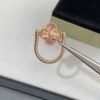 [Eternal Jewelry]CLOVER RIVERSIBLE PINK GOLD RING