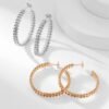[Eternal Jewelry]CLASH HOOP EARRINGS
