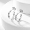 [Eternal Jewelry]BEE LOVE DIAMOND HOOP EARRINGS
