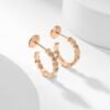 [Eternal Jewelry]BEE LOVE DIAMOND HOOP EARRINGS