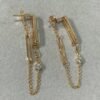 [Eternal Jewelry]CHAINE CHAOS DIAMOND DROP EARRINGS