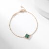 [Eternal Jewelry]CLOVER BRACELET MALACHITE 1 MOTIF
