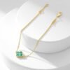 [Eternal Jewelry]CLOVER BRACELET MALACHITE 1 MOTIF