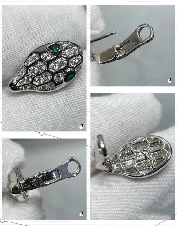 [Eternal Jewelry]SERPENT DIAMOND STUD EARRINGS
