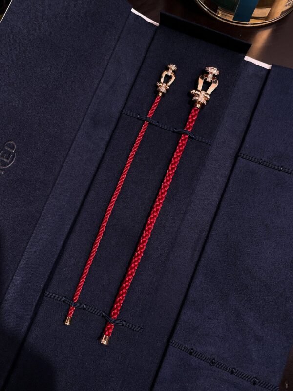 [Eternal Jewelry]FORCE 10 HALF DIAMOND PINK GOLD RED CORDERI LARGE AND MEDIUM MODEL