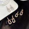 [Eternal Jewelry]FORCE 10 FULL DIAMOND DROP EARRINGS MEDIUM MODEL