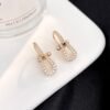 [Eternal Jewelry]FORCE 10 FULL DIAMOND DROP EARRINGS MEDIUM MODEL