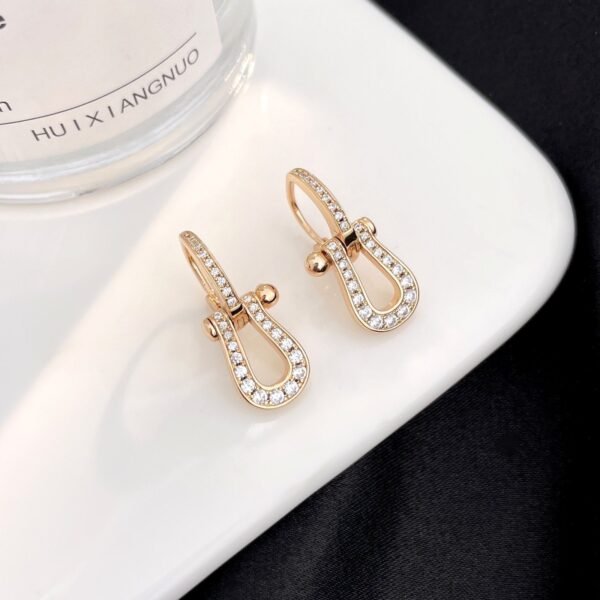 [Eternal Jewelry]FORCE 10 FULL DIAMOND DROP EARRINGS MEDIUM MODEL