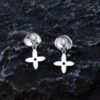 [Eternal Jewelry]VIDYLLE SILVER DIAMOND MINI DROP EARRINGS