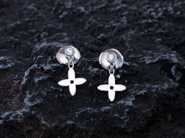 [Eternal Jewelry]VIDYLLE SILVER DIAMOND MINI DROP EARRINGS