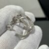[Eternal Jewelry]LOVE DIAMOND SILVER HOOP EARRINGS