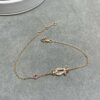 [Eternal Jewelry]FORCE 10 DIAMOND CHAIN LINK PINK GOLD BRACELET
