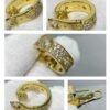 [Eternal Jewelry]LOVE 5.5MM DIAMOND PAVED EARRINGS