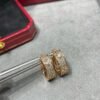 [Eternal Jewelry]LOVE 5.5MM DIAMOND PAVED EARRINGS