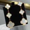 [Eternal Jewelry]CLOVER MOP 3 MOTIFS GOLD EARRINGS