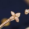 [Eternal Jewelry]IDYLLE PINK GOLD OPEN BRACELET DIAMOND PAVED