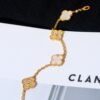 [Eternal Jewelry]CLOVER BRACELET 5 MOTIF WHITE MOP DIAMOND
