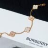 [Eternal Jewelry]CLOVER BRACELET 5 MOTIF WHITE MOP DIAMOND
