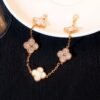 [Eternal Jewelry]CLOVER BRACELET 5 MOTIF WHITE MOP DIAMOND