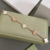 [Eternal Jewelry]CLOVER BRACELET 5 MOTIF WHITE MOP PINK GOLD